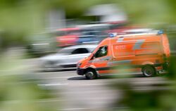 Frau mit Verbrennungen
