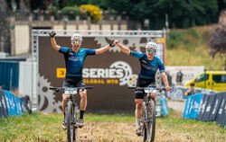 Eingespieltes Team: Der Bad Uracher Martin Frey (rechts) und Simon Stiebjahn trumpfen bei der Andorra Epic für Zweier-Teams auf.