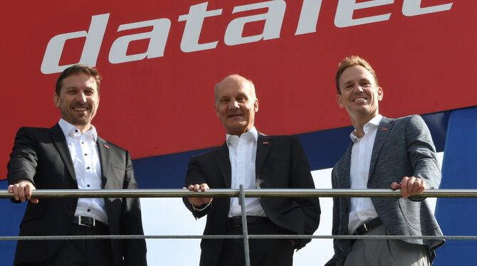 Die Vorstände der Datatec AG. Von links: Uwe Scheihing, Hans Steiner, Markus Kohler.
