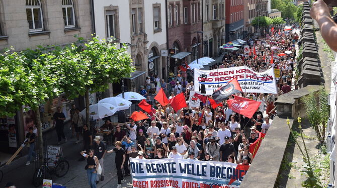 Die AfD kam nicht nach Tübingen, die Gegner demonstrierten trotzdem.