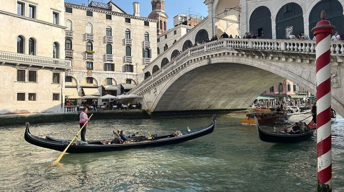 Die Rialtobrücke in Venedig
