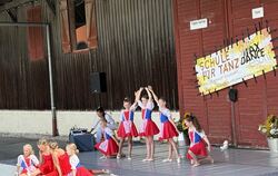 Bunte Tänze wurden beim Sommertanzfest der Schule für Tanz Gitte Wax im Albgut geboten.