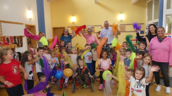 Die Brixner-Stiftung sorgt weiter für ein Lächeln bei den Kindern. FOTO: SANDER
