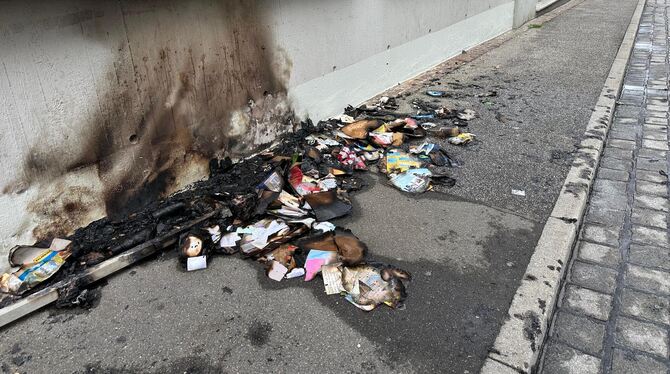 Erneut hat es in der Reutlinger Innenstadt Brandstiftungen gegeben. Wieder im Bereich der Metzgerstraße.