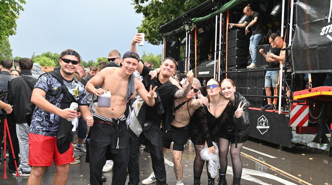Beatparade So nass war Süddeutschlands größte Technoparty schon lange nicht mehr.