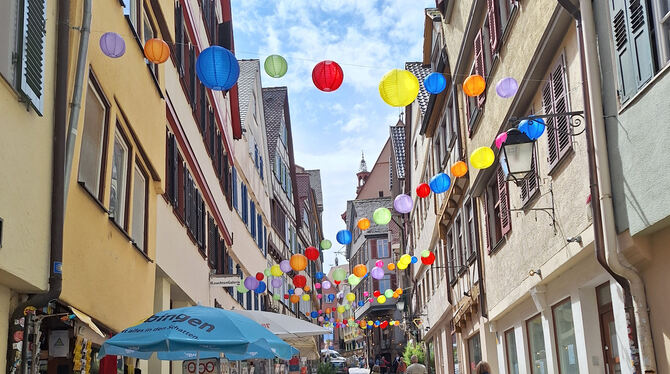 Die Marktgasse gehörte schon immer zur Tübinger Fußgängerzone. das wird auch so bleiben. Jetzt kommen noch weitere Gassen hinzu.