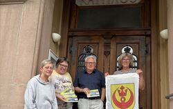 Arbeitsgruppen haben die Feierlichkeiten zum 750-Jahr-Jubiläum von Buttenhausen vorbereitet: Sybille Zoels (von links), Christel
