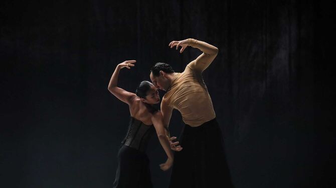 Tanz Marco Goecke Sacre du Printemps Zuneigung mit Krallenhänden: Marco Goeckes »Le Sacre du Printemps« beim Gastspiel in Ludwigsburg.