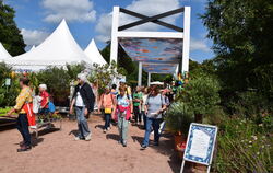 Mal war der Himmel strahlend blau, zeitweise bedrohlich dunkel. Doch es blieb fast die ganze Zeit trocken, als die GEA-Leserinne
