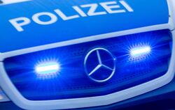 Polizeieinsatz mit Blaulicht