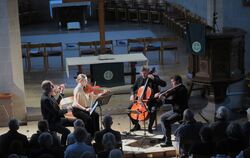 Das Signum Quartett in der Tübinger Jakobuskirche.