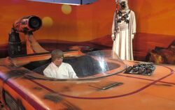 Der Rundgang durch die Ausstellung hält viel Kleinteiliges bereit, führt aber auch an lebensgroßen Nachbauten der »Star Wars«-We