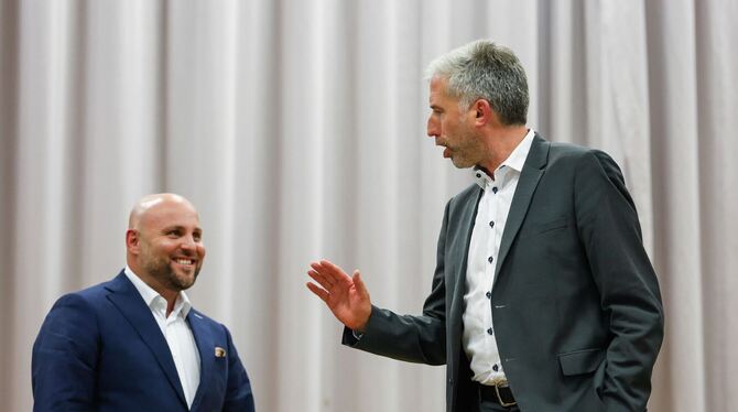 Streitgespräch zwischen Palmer und Frohnmaier Streitgespräch zwischen Palmer und Frohnmaier