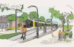Im Dezember sollen die Räte entscheiden, wo die Bahn in Reutlingen langfährt.  