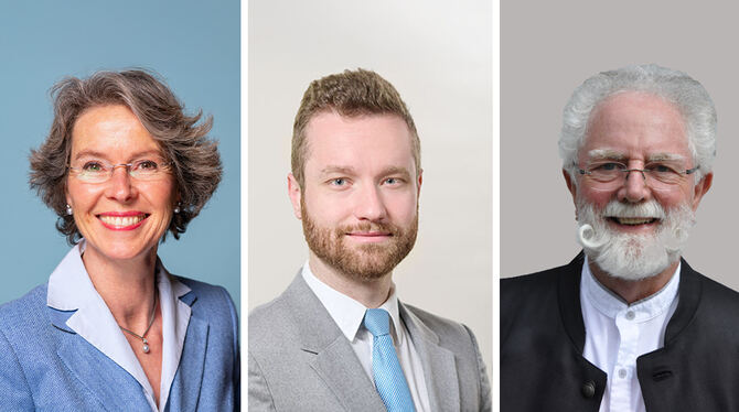 Die Referenten: Dr. Diana Kodekohr-Grimmig (li.), Paul Knorr (re.), Horstmar Flunkert (re.)