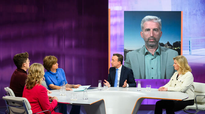 Boris Palmer war in der Talkrunde von Maybrit Illner zugeschaltet.