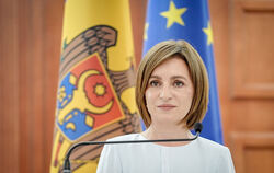 Moldawiens Präsidentin Maia Sandu fährt einen strikt pro-europäischen Kurs.   FOTO: HERRERA/DPA