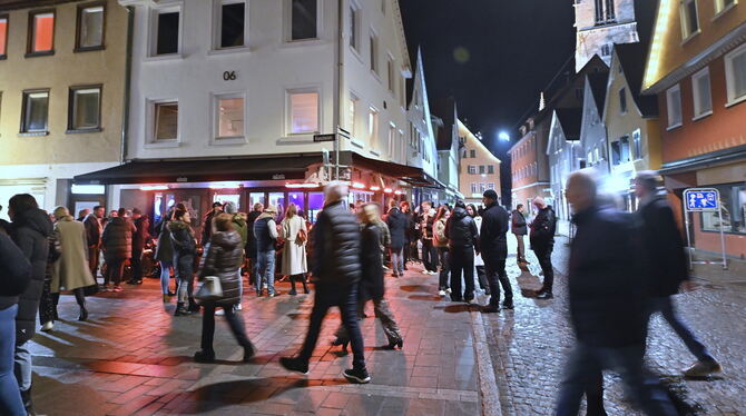 Reutlingen Musiknacht Verlängerung der Außengastro-Sperrzeit auf 1 Uhr am Wochenende? Die CDU und die WiR stellen ihren gemeinsamen Antrag nun zurück.