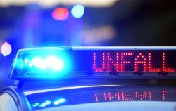 Polizei sichert Unfallstelle