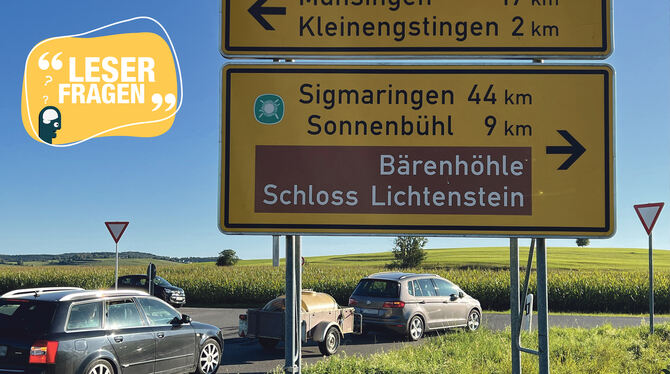 Die Stopp-Schilder an der Kreuzung zwischen Holzelfingen und Engstingen wurden abgebaut.