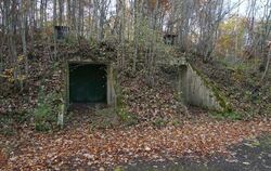 Die Bunker der (noch) vermieteten Standortmunitionsniederlage auf dem Gelände bei Engstingen sind eingezäunt. Der Standortübungs