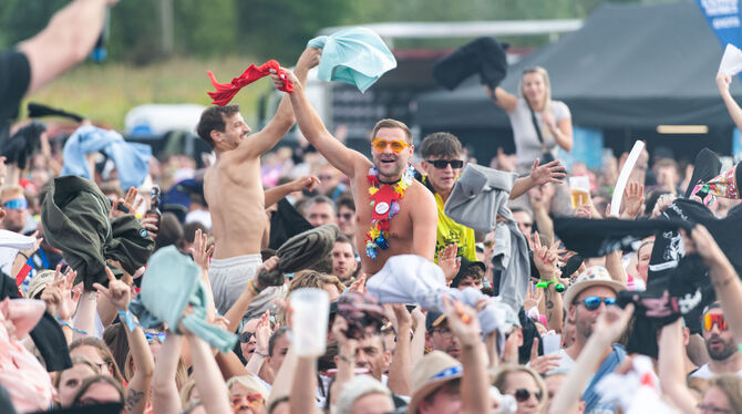 Mallorca-Festival Ausgelassen und friedlich war die Stimmung auf dem Festplatz in Tübingen Mitte September. Viele Anwohner beschwerten sich aller