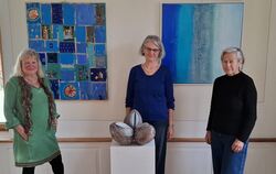 Starke Farben und Formen: Rosana Lindenmaier, Monika Fesseler und Susanne Wendt-Auda  stellen unter dem Titel "Gemeinsam heilsam