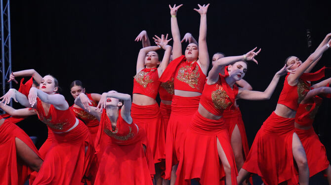 Feurig und ausdrucksstark: der Show-Tanz »Set Fire« der »Art Evolutions Teens« aus Heidenheim.