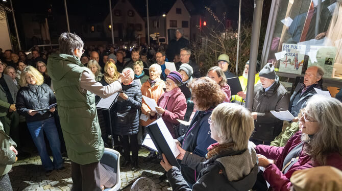 Bürgermeisterwahl Sonnenbühl Der Jubiläumschor singt für den neuen Bürgermeister: Am 21. November beim Festabend will Michael Schmidt mitsingen.