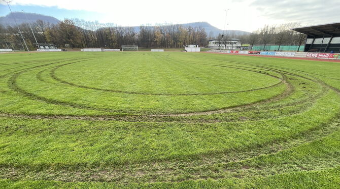 TV Belsen Sportplatz Die Höhe des Schadens wird noch ermittelt