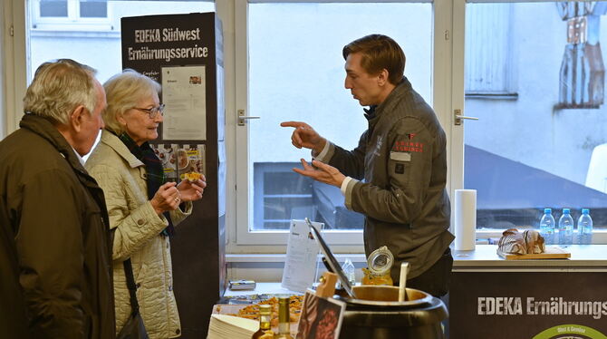 Edeka Südwest versorgte die Besucher mit gesunden, leckeren Snacks.
