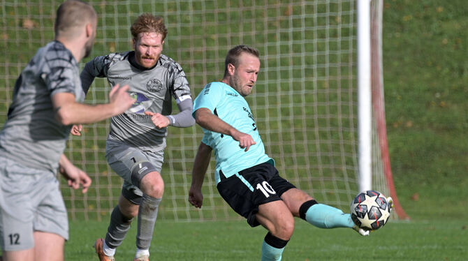 Stolz auf sein Team: Wittlingens Spielertrainer Moritz Krohmer. FOTO: T.BAUR/EIBNER Stolz auf sein Team: Wittlingens Spielertrainer Moritz Krohmer. FOTO: T.BAUR/EIBNER