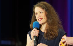 Die künstlerische Leiterin Lisa Haußmann bei der Eröffnung der Französischen Filmtage Ende Oktober.