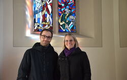 Der Chorraum in der Kirchentellinsfurter Martinskirche gefällt den Pfarrern Micha und Kathrin Fingerle besonders gut.