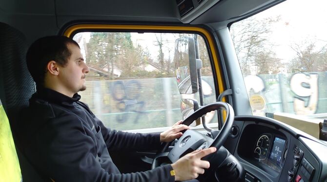 alb post Leon Klaß ist Berufskraftfahrer bei der Post.