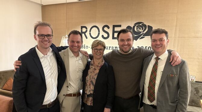 Jubiläum Die Erfolgsgeschichte der Tress-Brüder reicht 75 Jahre zurück: Christian (von links), Simon, Inge, Dominik und Daniel Tress.