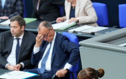 Heidi Reichinnek, Fraktionsvorsitzende Die Linke, spricht nach der Regierungserklärung des Bundeskanzlers im Plenum des Bundest