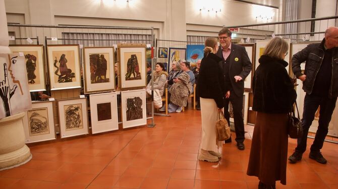 Benefiz-Ausstellung Die dreitägige Benefiz-Ausstellung »Kunst und Gut« war wieder ein großer Erfolg.