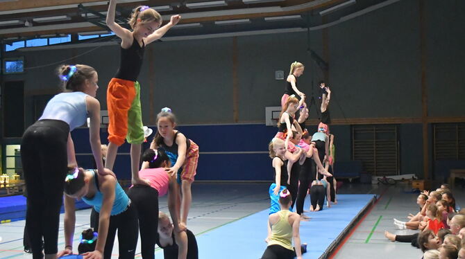 Turngala Bei der Turngala des TB Kirchentellinsfurt ging es hoch hinaus.