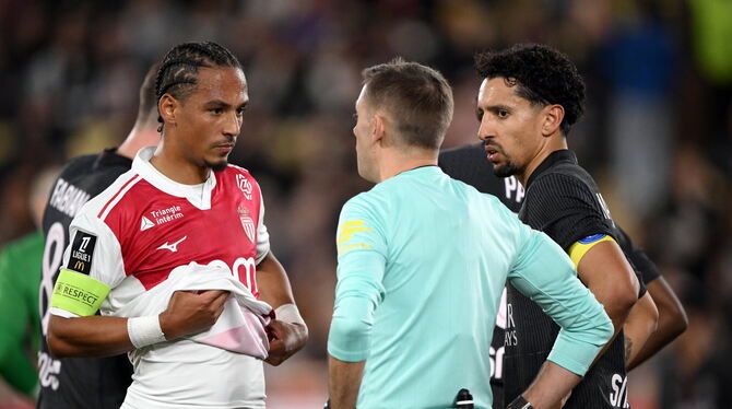 Aktion, Geste, PSG Der aus Pfäffingen stammende Thilo Kehrer (links) ist Vizekapitän bei der AS Monaco.