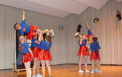 Die Show der Superheldinnen des Vereins.