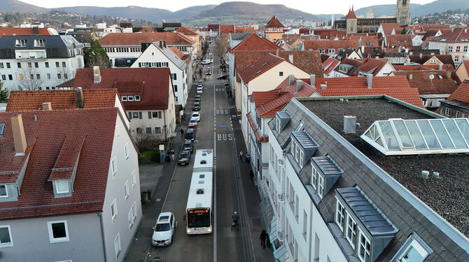 Gartenstraße Dezember 2025 In der Gartenstraße sollen vier Stadtbahnlinien kursieren.