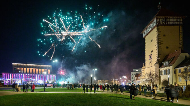 Auch in diesem Jahr wird Feuerwerk nur außerhalb der Reutlinger Altstadt erlaubt sein.