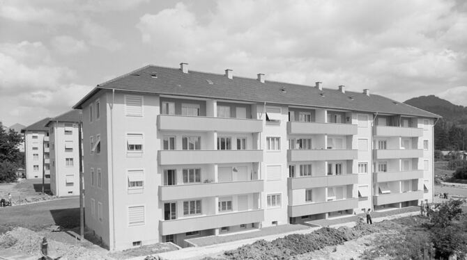 1953 – GWG-Siedlung): Wo stehen diese Mehrfamilienhäuser? Das Stadtarchib tippt auf die Betzenried-Siedlung. ist diese Annahme k