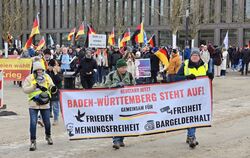 »Baden-Württemberg steht auf«: Unter diesem Motto zogen die Demonstranten vom Reutlinger Bürgerpark aus durch die Innenstadt.
