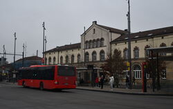 Einer der Tatorte: Der Busbahnhof am Tübinger Hauptbahnhof.