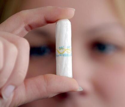 Ein Tampon.